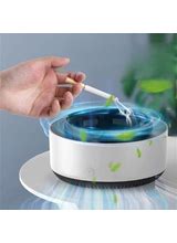 Scrumiera Electrica, cu Aspiratie Directa, Puri de Aer cu Ioni Negativi, Odorizant Eliminarficatorea Mirosurilor Neplacute, Fumului de Tigara, Oprire Automata