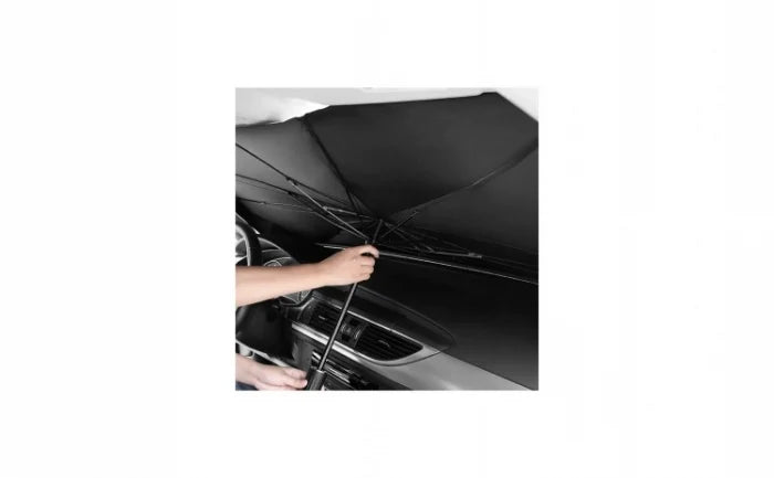 Parasolar pliabil tip umbrela pentru parbrizul masinii